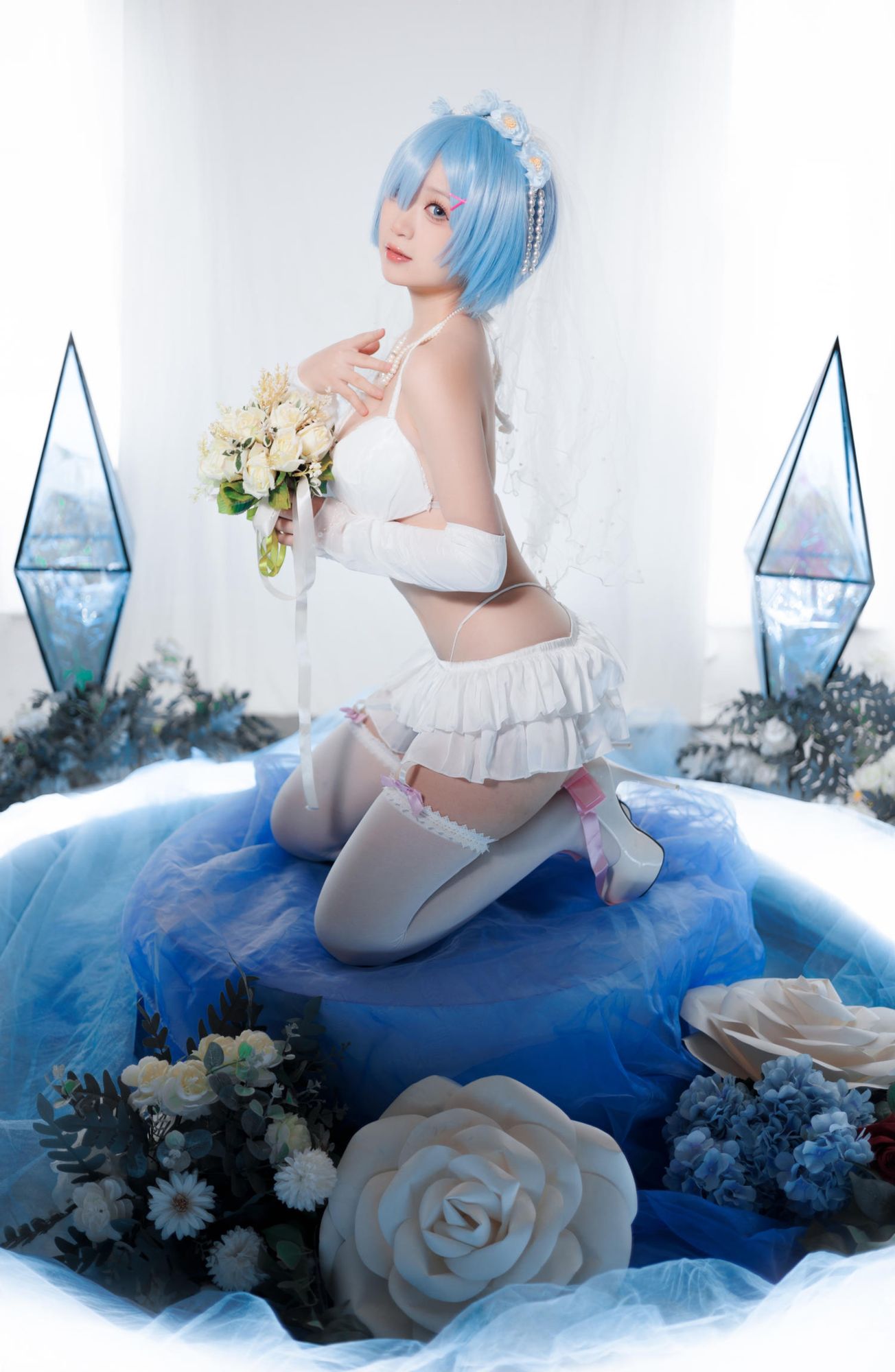 图片[4]-No.034 – 蕾姆花嫁 [25P]-coswz-cos王者