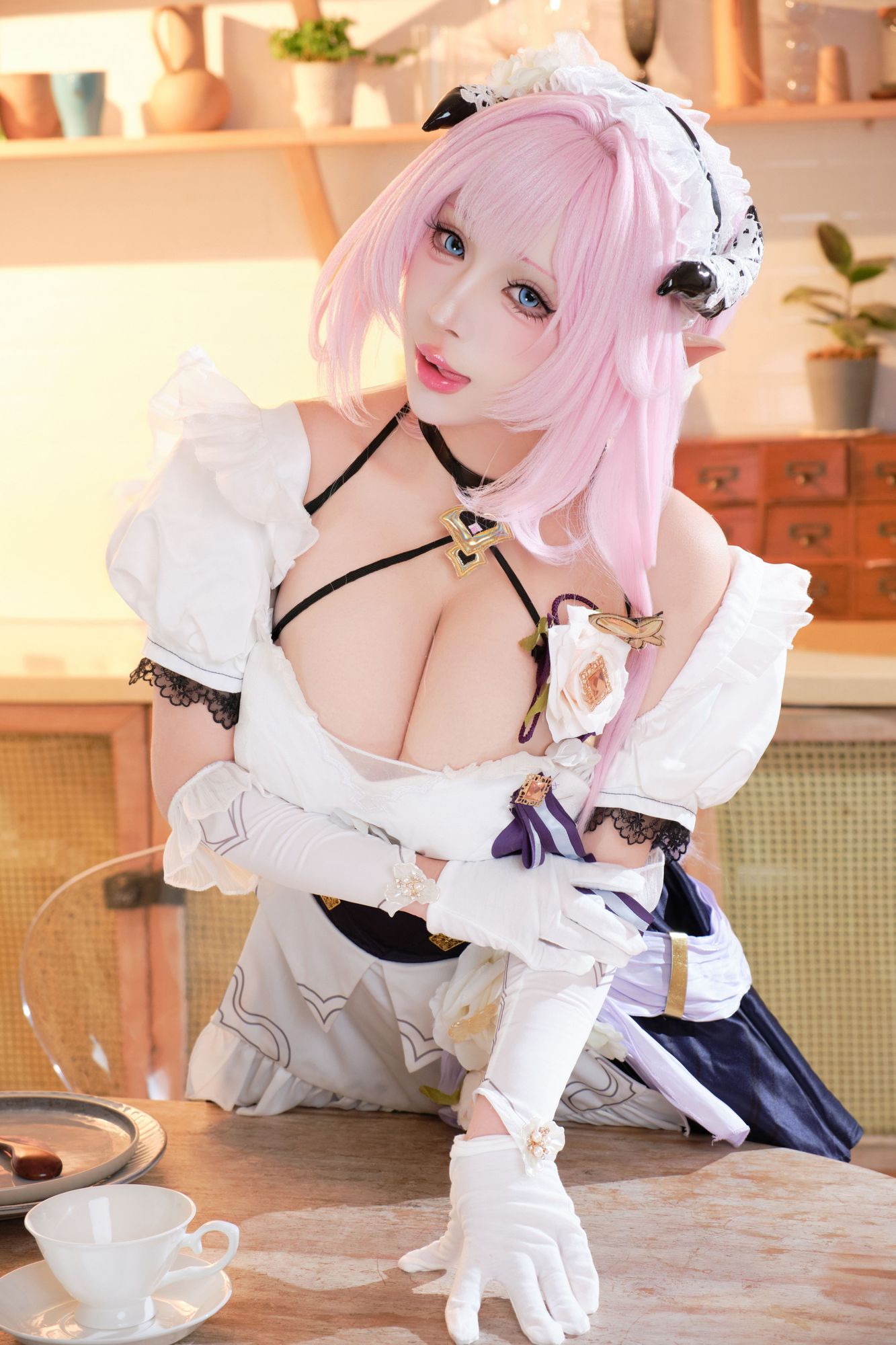 图片[9]-No.047 – 崩坏3 爱莉希雅 女仆 [125P]-coswz-cos王者