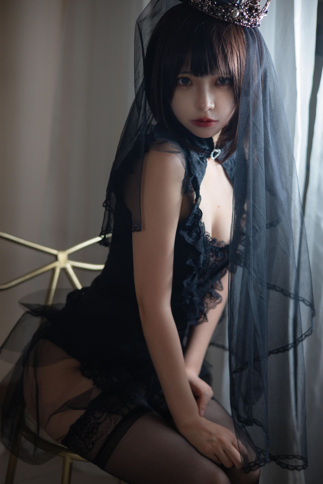 图片[3]-No.160 – 黑色婚纱 [40P]-coswz-cos王者