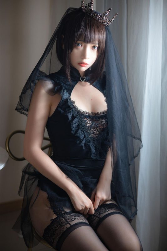 No.160 - 黑色婚纱 [40P]-coswz-cos王者