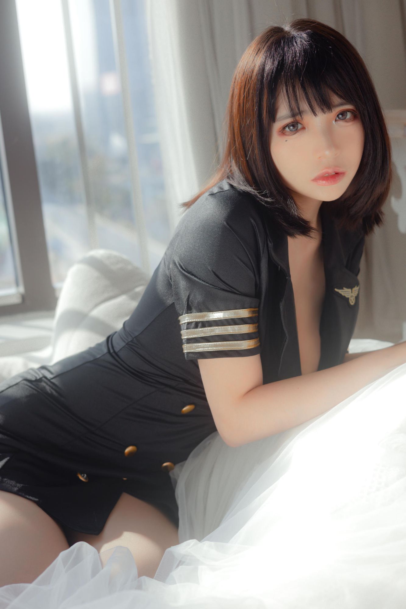 图片[6]-No.162 – 黑色制服 [40P]-coswz-cos王者