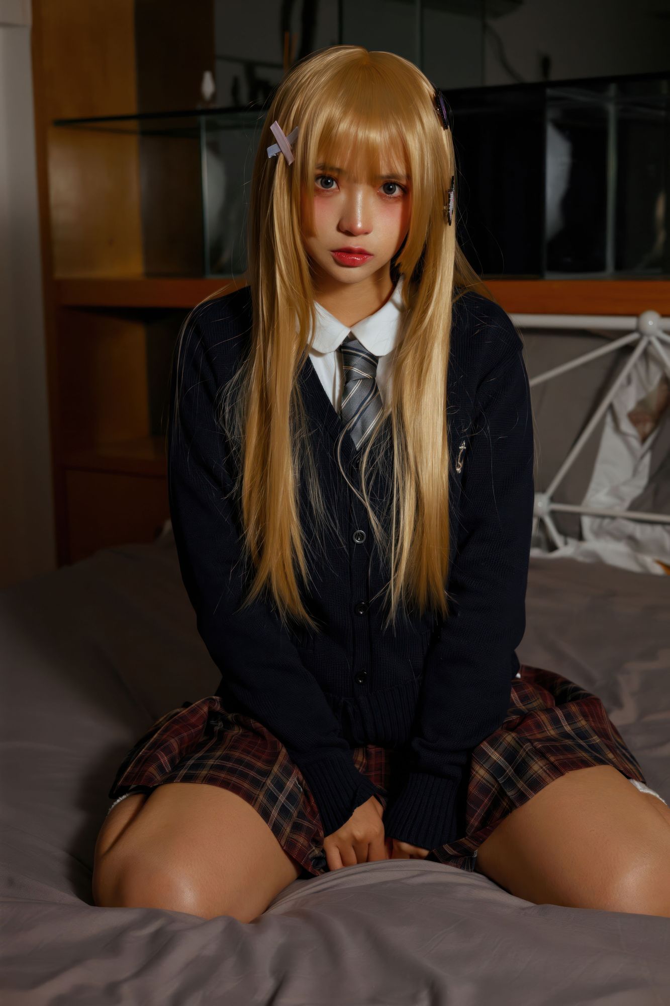 图片[1]-No.165 – 黑皮JK [40P]-coswz-cos王者