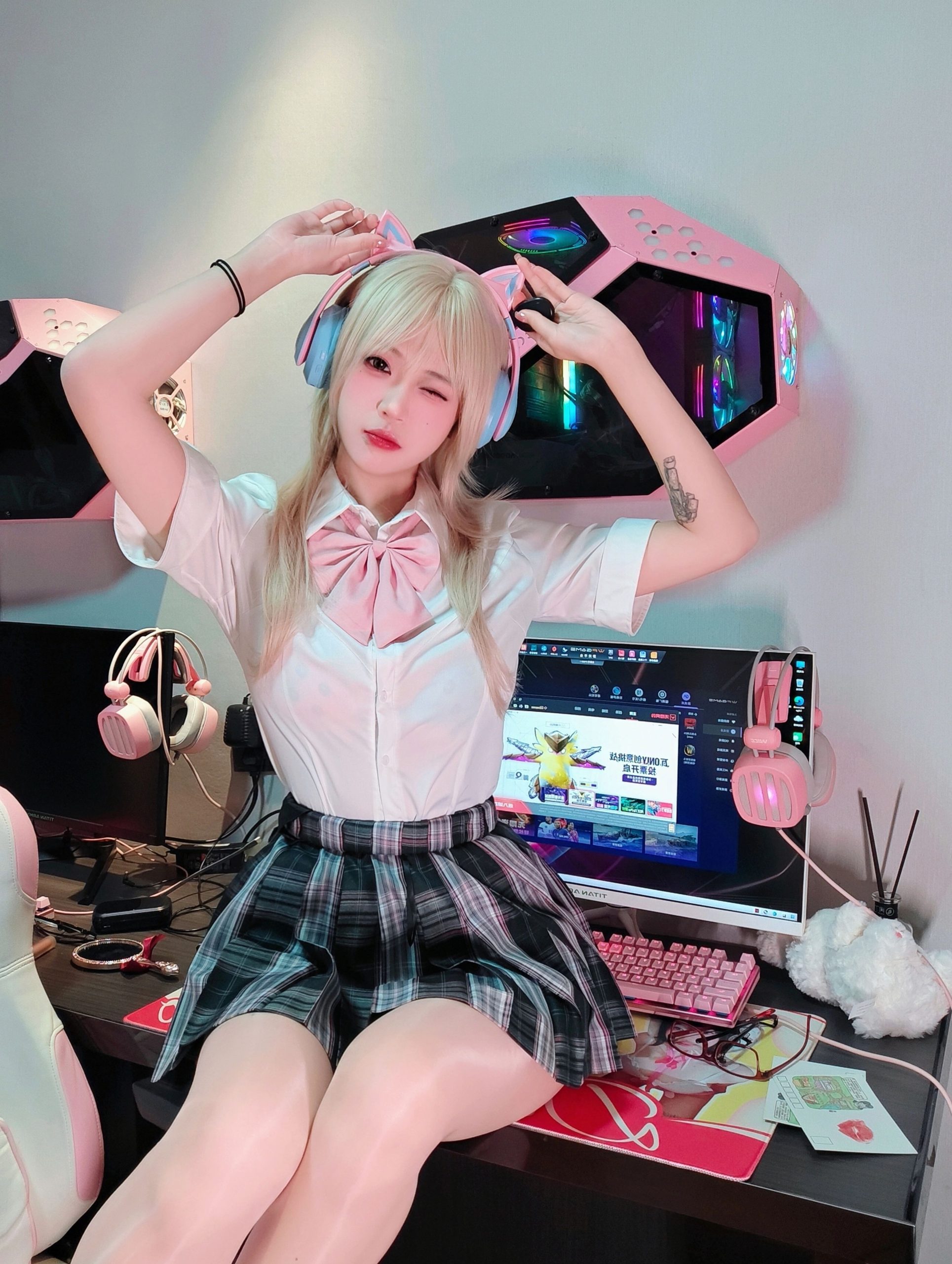 No.015 - 电竞女友 [85P]-coswz-cos王者