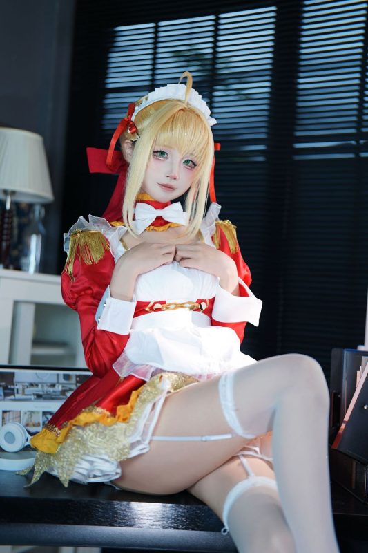 No.032 – FGO 尼禄 女仆 [15P]-coswz-cos王者
