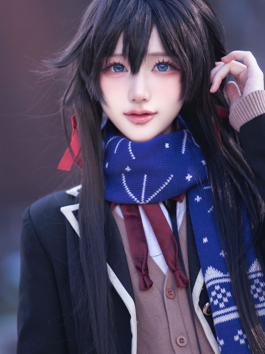 图片[1]-No.035 – 雪之下雪乃 JK制服 [23P 3V]-coswz-cos王者