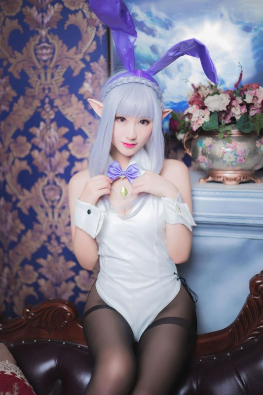 No.036 - 从零开始的异世界生活 艾米莉亚兔女郎 [22P]-coswz-cos王者