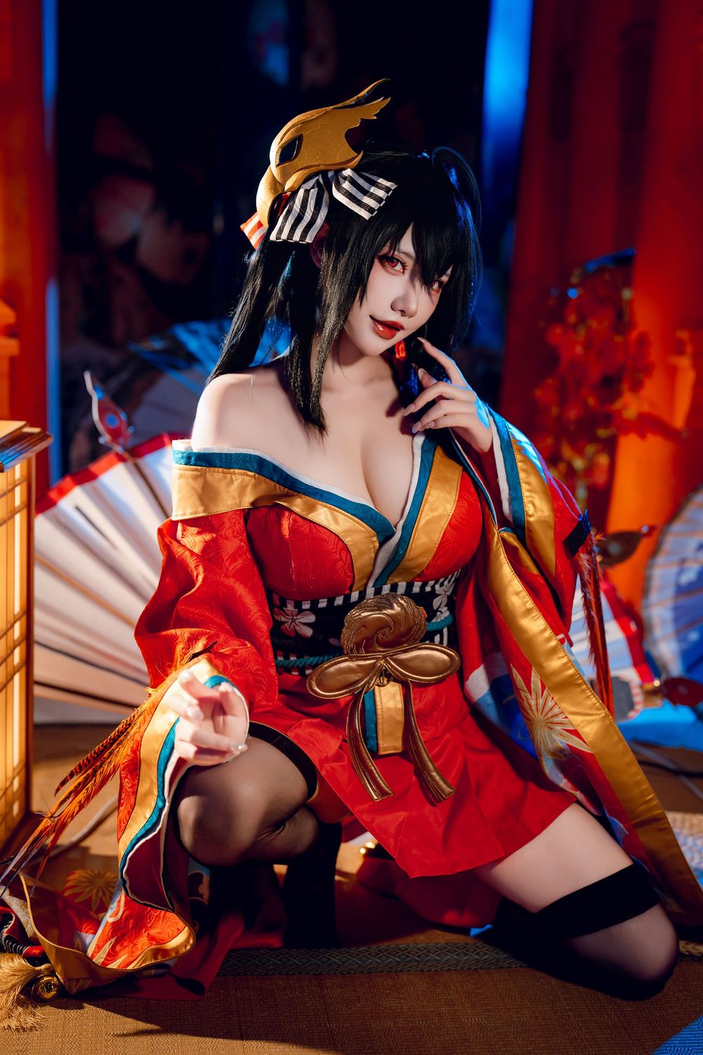 图片[1]-No.046 – 碧蓝航线 大凤和服 [50P]-coswz-cos王者