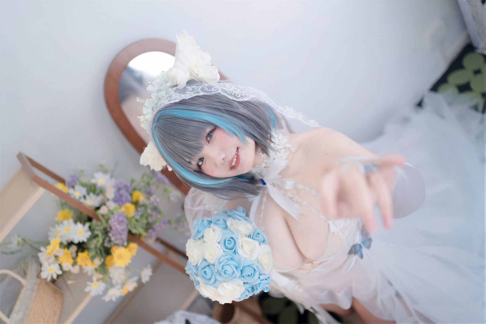 图片[9]-No.067 – 碧蓝航线 柴郡婚纱花嫁 [130P 4V]-coswz-cos王者