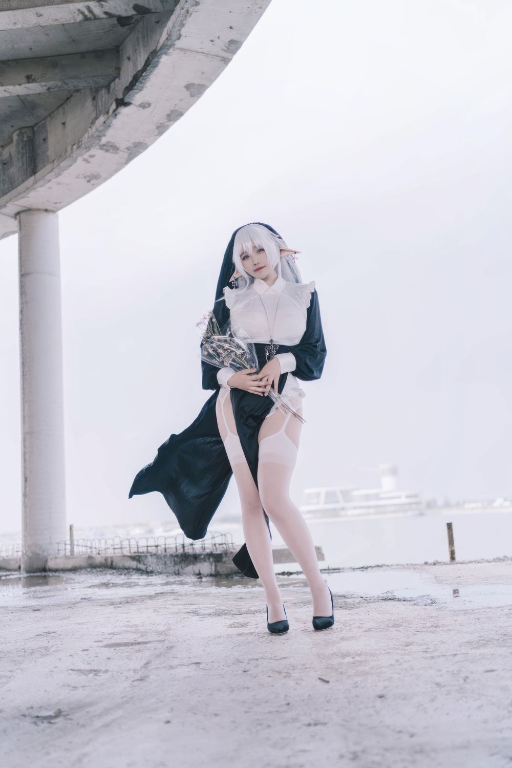图片[1]-No.071 – 精灵修女 [28P]-coswz-cos王者