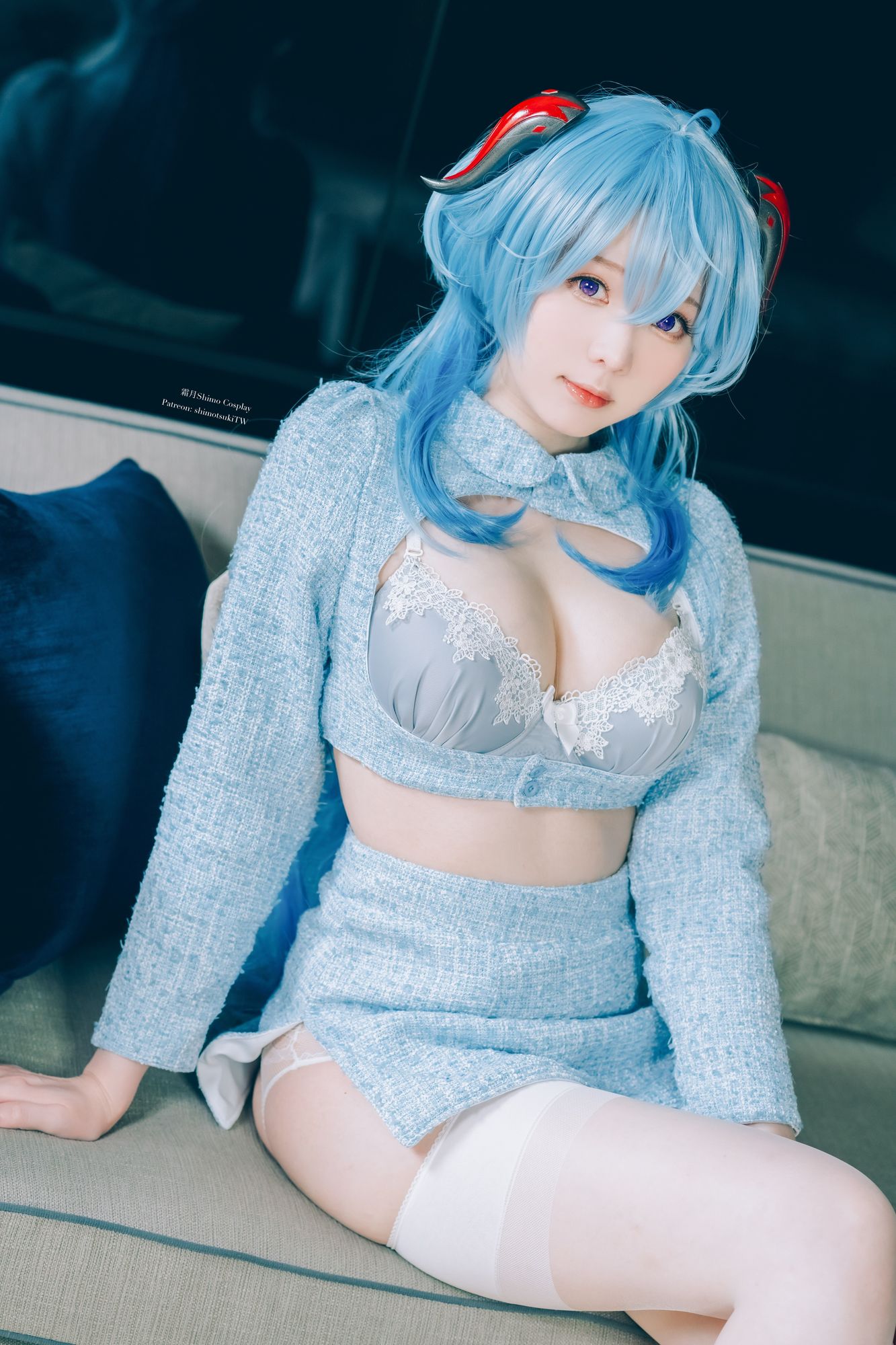 图片[3]-No.130 – Ganyu lingerie [15P]-coswz-cos王者