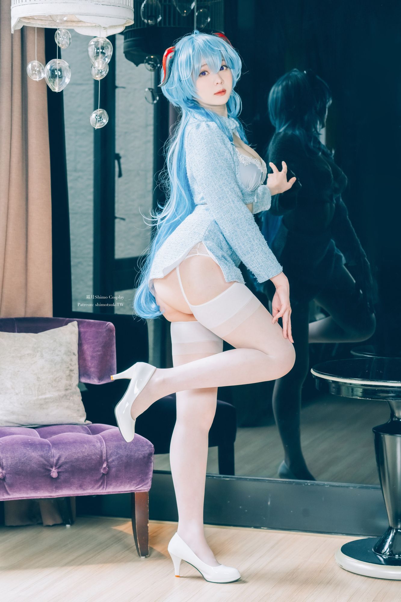 图片[2]-No.130 – Ganyu lingerie [15P]-coswz-cos王者
