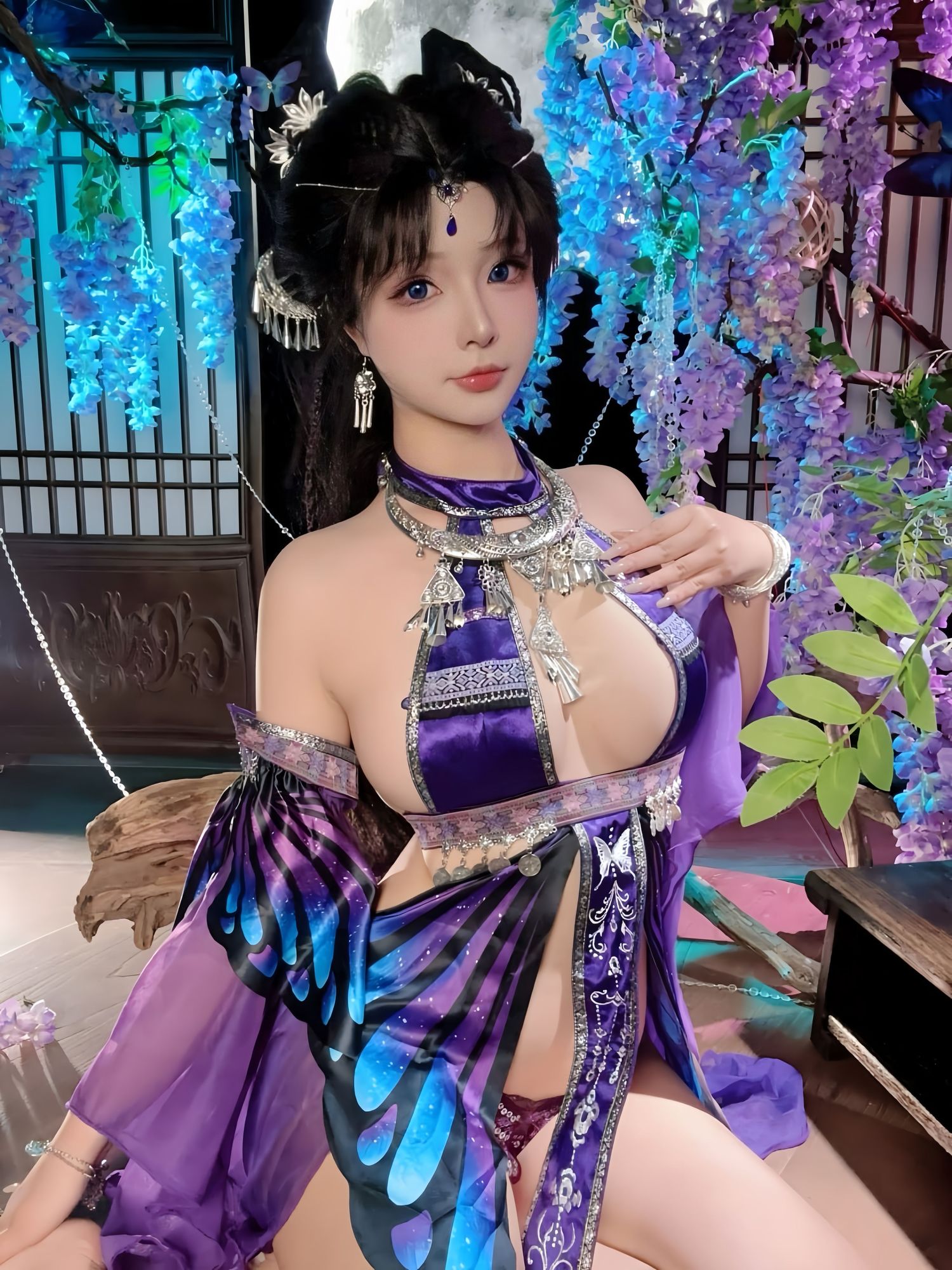 图片[1]-No.155 – 苗蛊柔情 [44P 2V]-coswz-cos王者