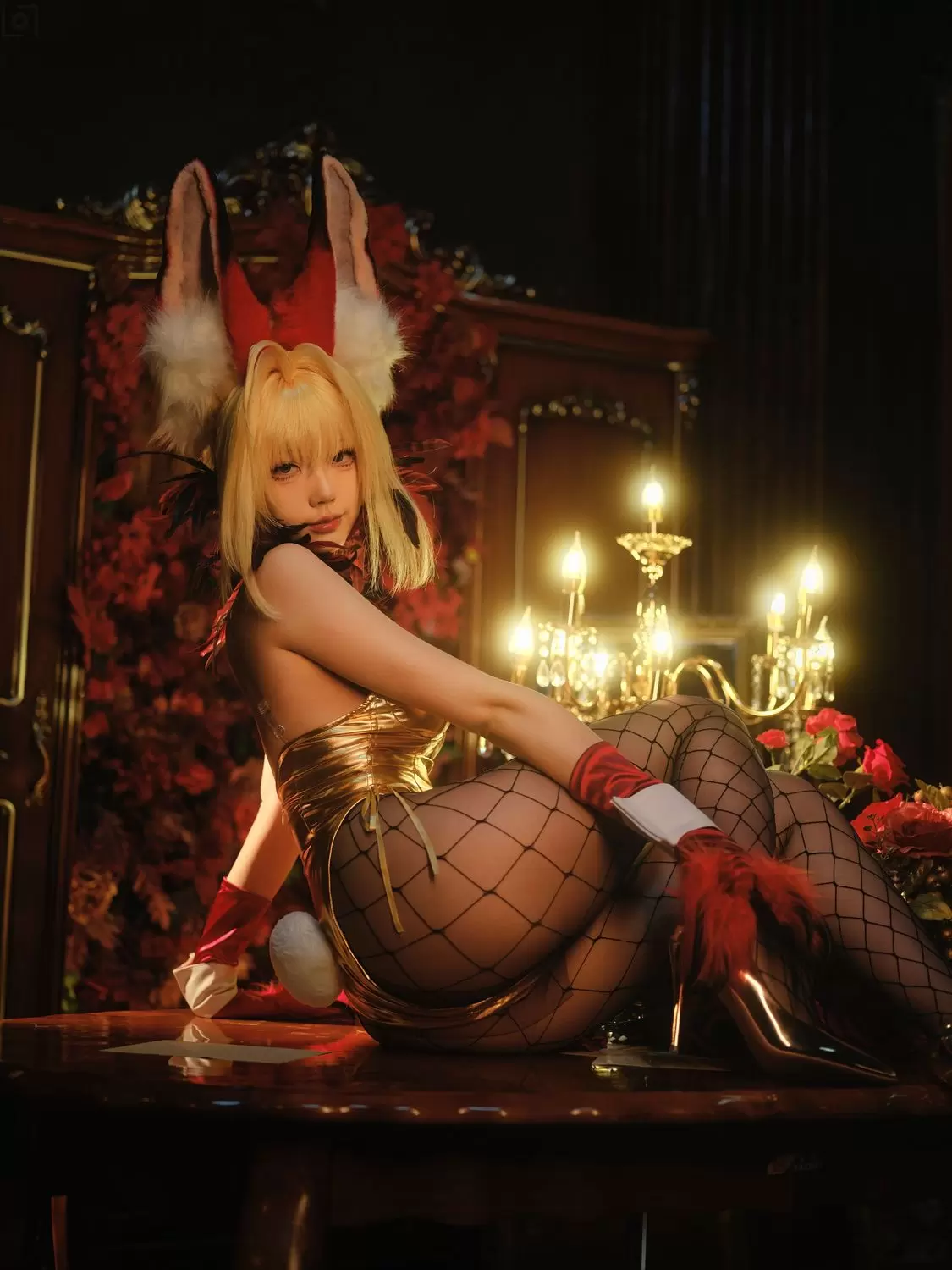 图片[3]-No.003 – FGO 尼禄 兔女郎 [30P]-coswz-cos王者