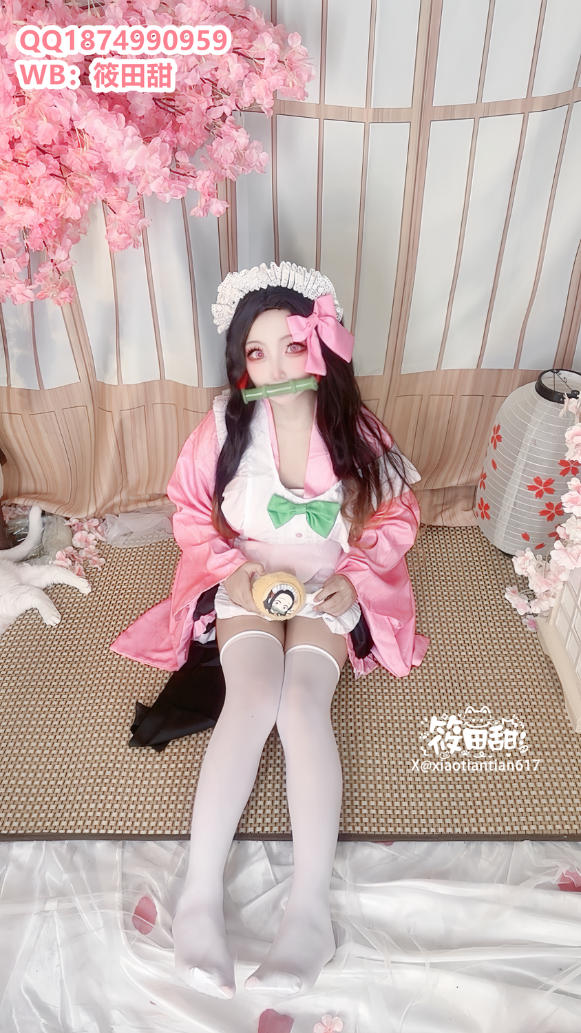 图片[1]-No.003 – 鬼灭之刃 祢豆子 [53P 25V]-coswz-cos王者