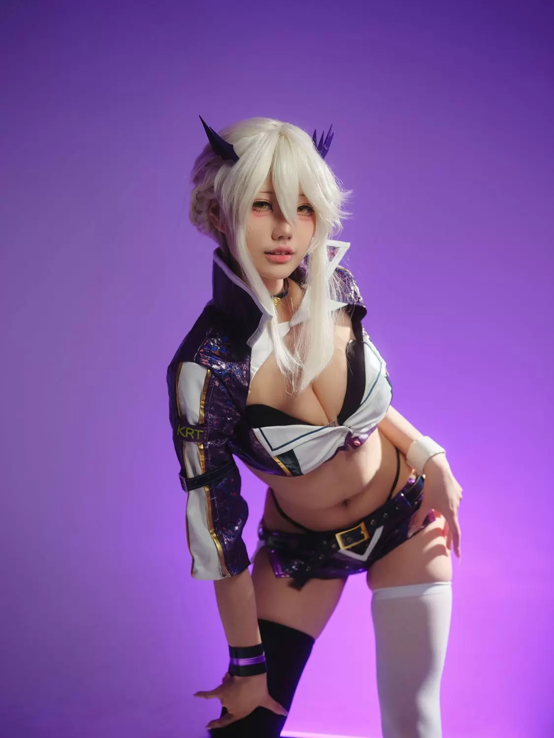 图片[1]-No.004 – FGO 黑枪呆 赛车服 [30P]-coswz-cos王者