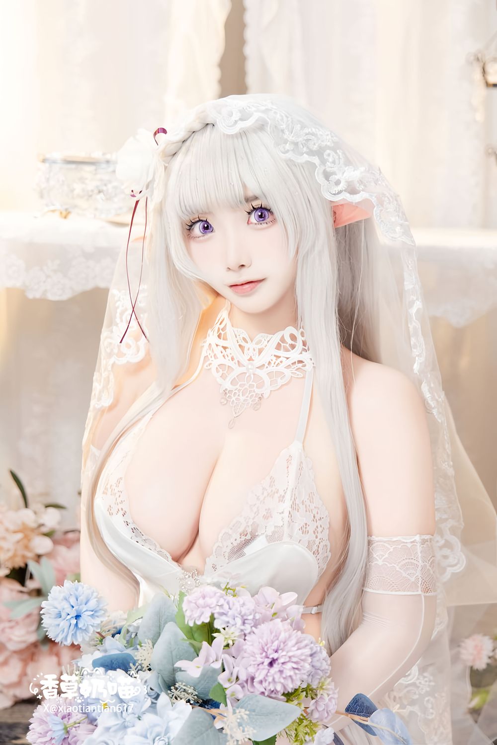 图片[1]-No.007 – Nikke胜利女神 爱蜜莉雅 情人节特别篇 [151P 52V]-coswz-cos王者