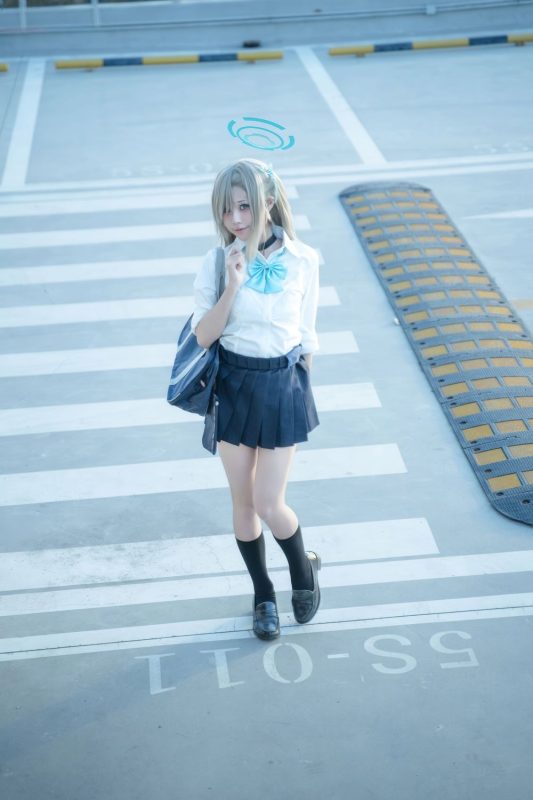 No.007 - 蔚蓝档案 一之濑明日奈 JK [50P]-coswz-cos王者