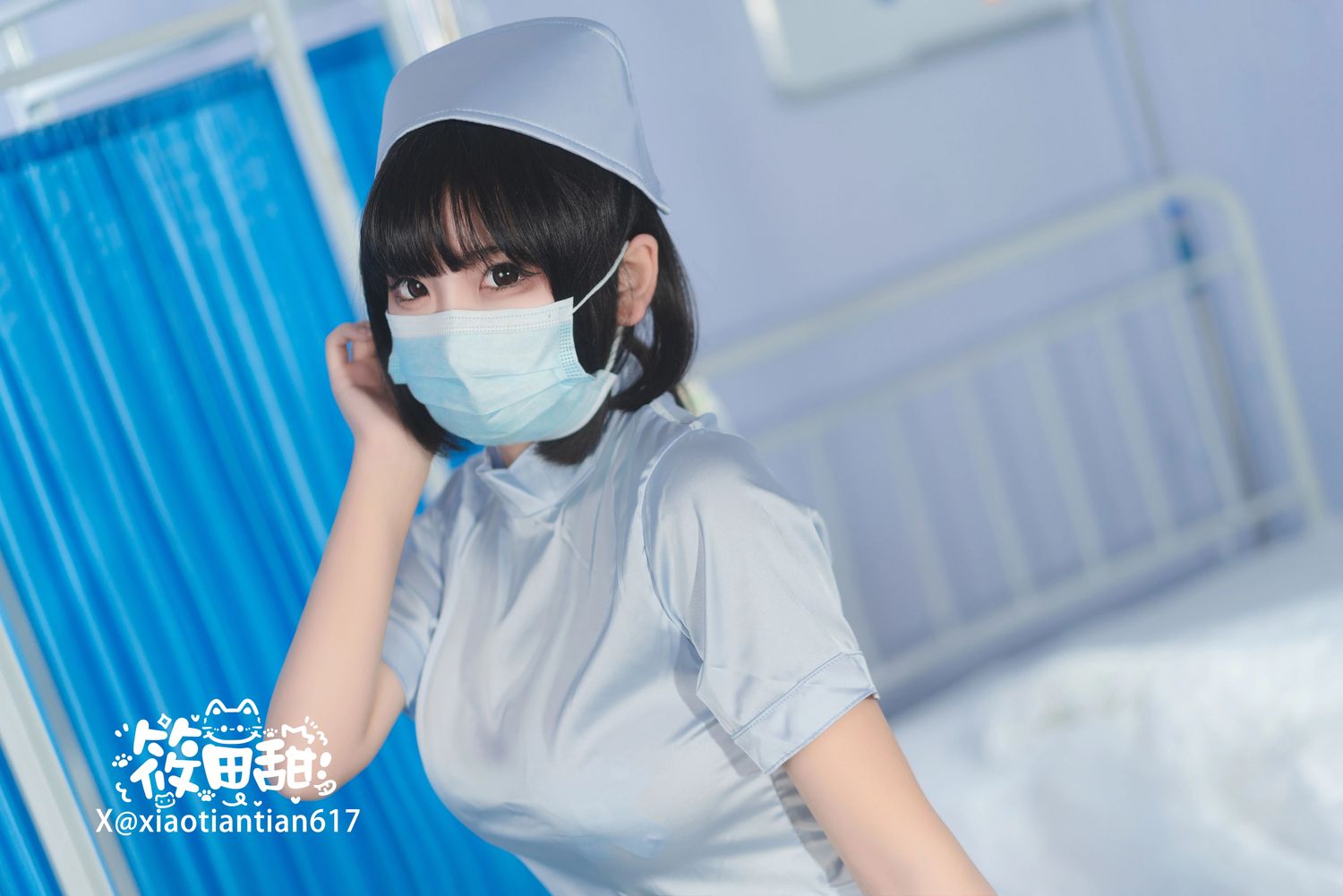 图片[3]-No.014 – 蓝色护士 [30P]-coswz-cos王者