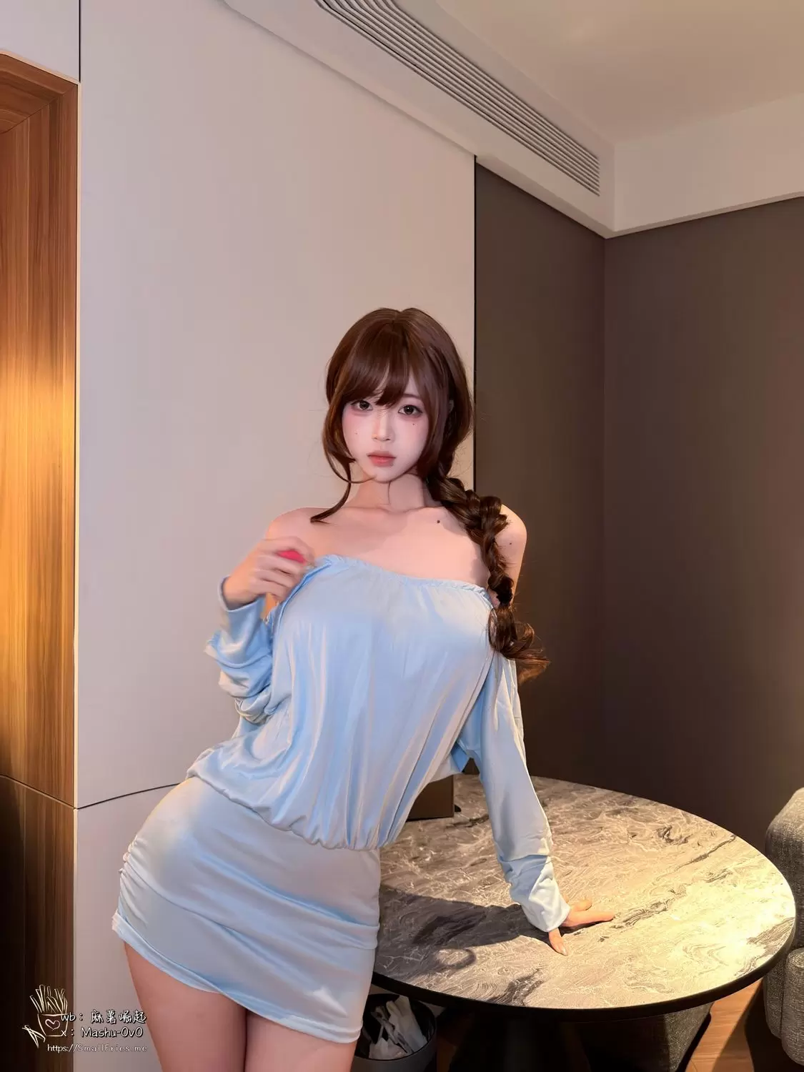 图片[3]-No.033 – 淡蓝余韵 [72P 2V]-coswz-cos王者