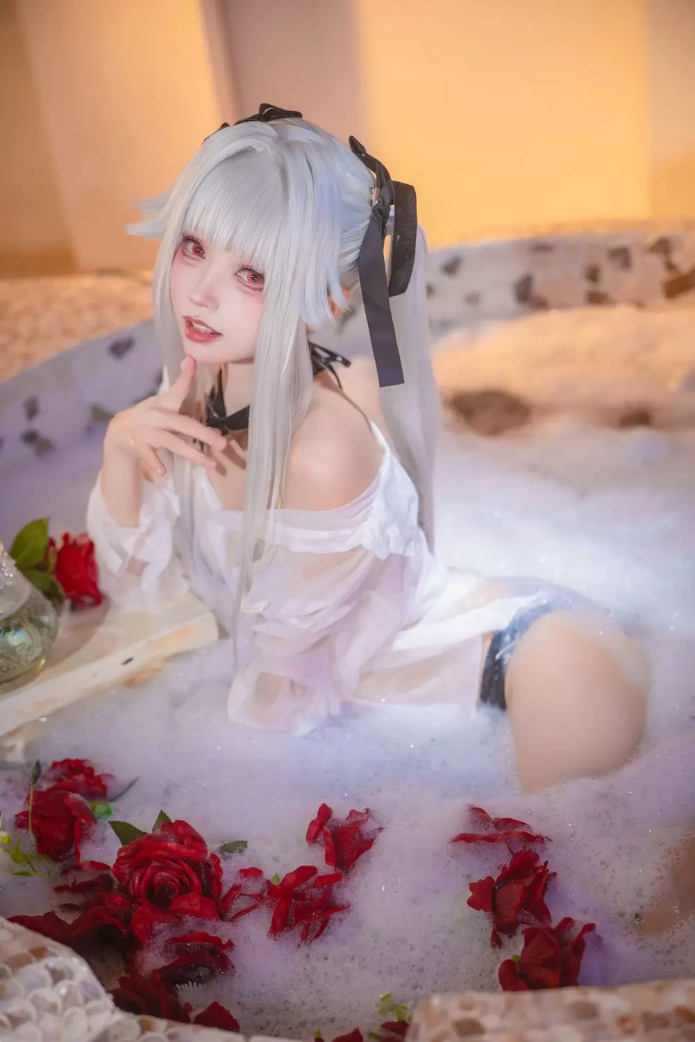 图片[5]-No.033 – 美少女万华镜 篝之雾枝 浴池 [34P 1V]-coswz-cos王者