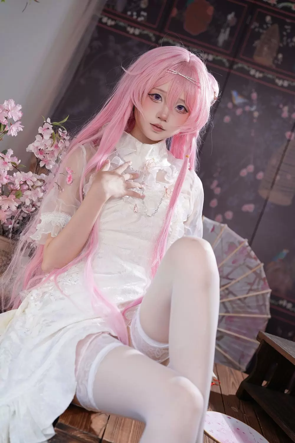 图片[4]-No.038 – Nikke胜利女神 桃乐丝旗袍 [12P]-coswz-cos王者