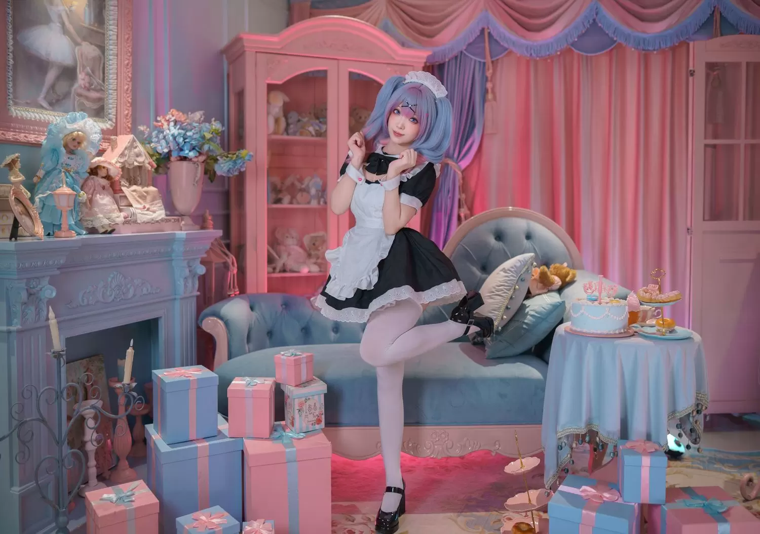 图片[2]-No.083 – 初音未来 兔子洞 女仆 [83P 10V]-coswz-cos王者