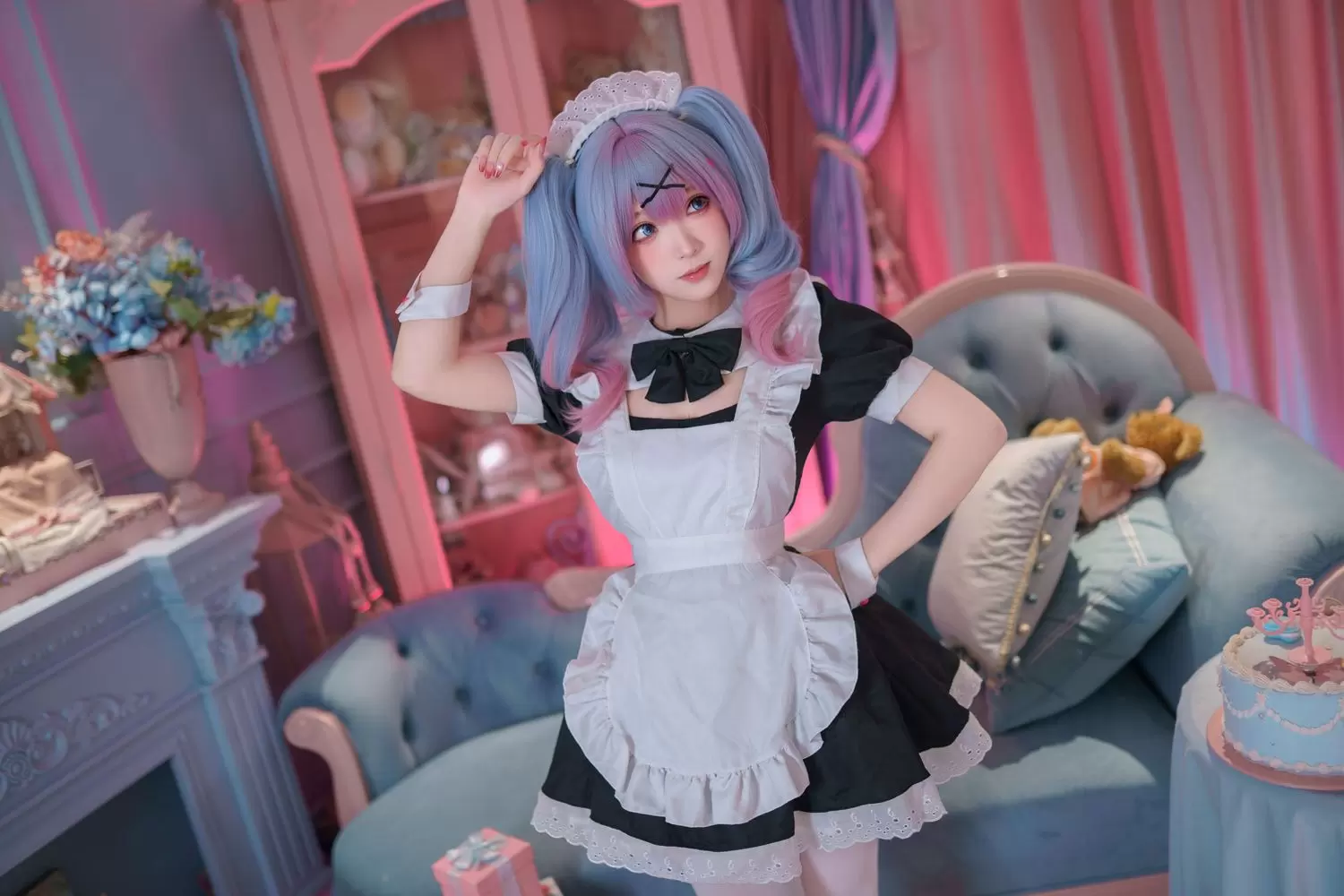 图片[1]-No.083 – 初音未来 兔子洞 女仆 [83P 10V]-coswz-cos王者