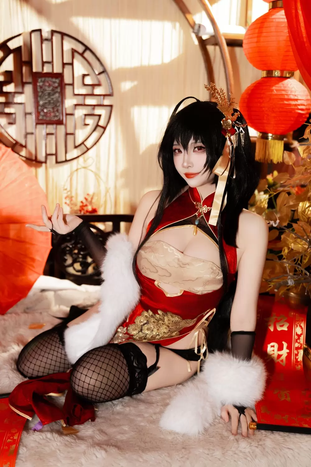 图片[6]-No.212 – 碧蓝航线 大凤 旗袍 [38P]-coswz-cos王者