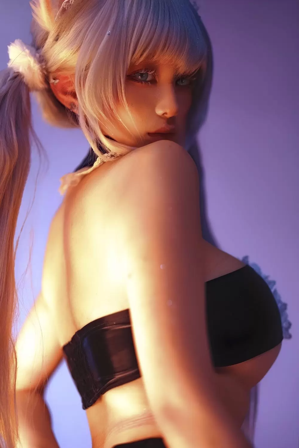 图片[4]-No.401 – 白发粉猫 [22P]-coswz-cos王者