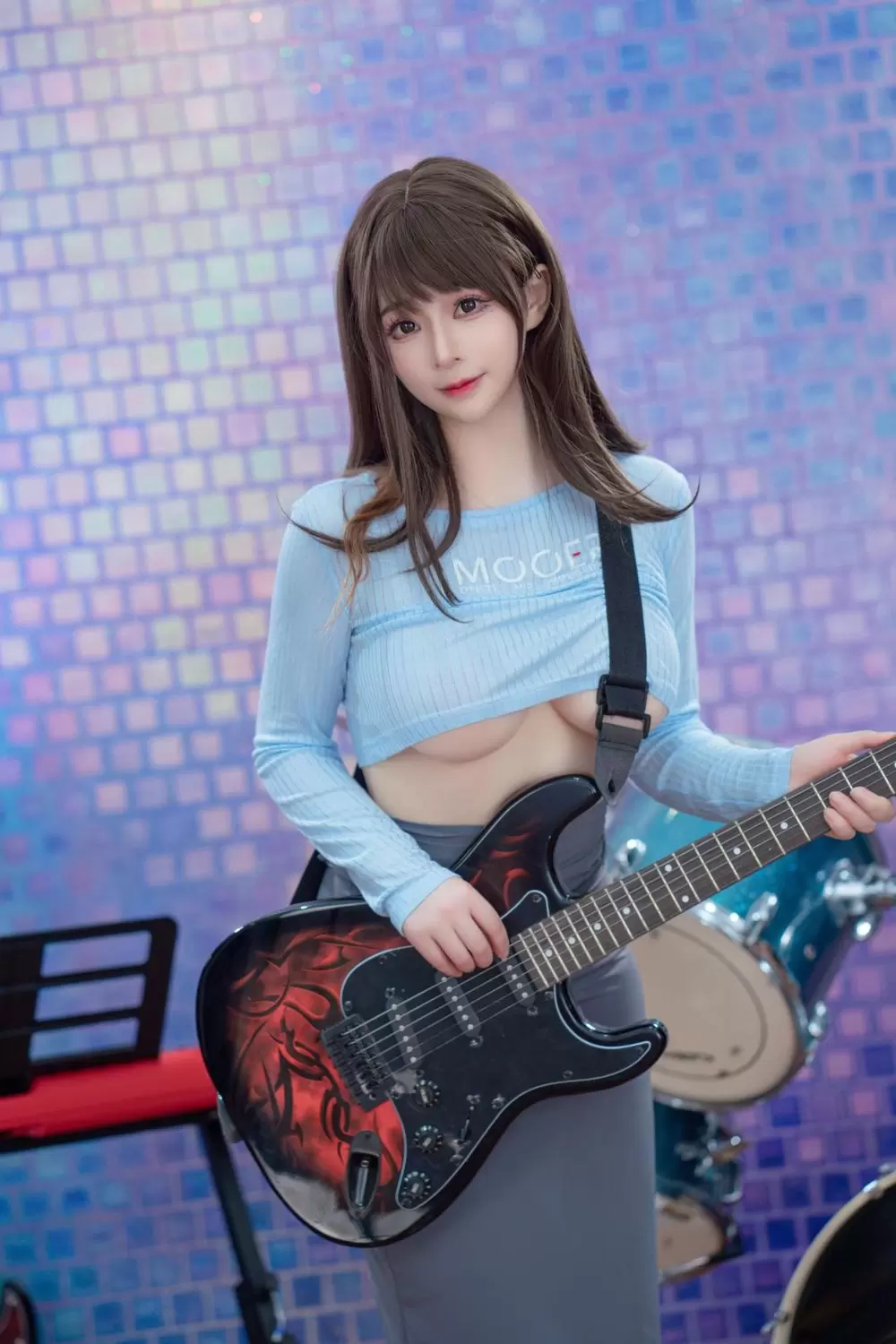 图片[2]-No.016 – 吉他妹妹 [23P]-coswz-cos王者