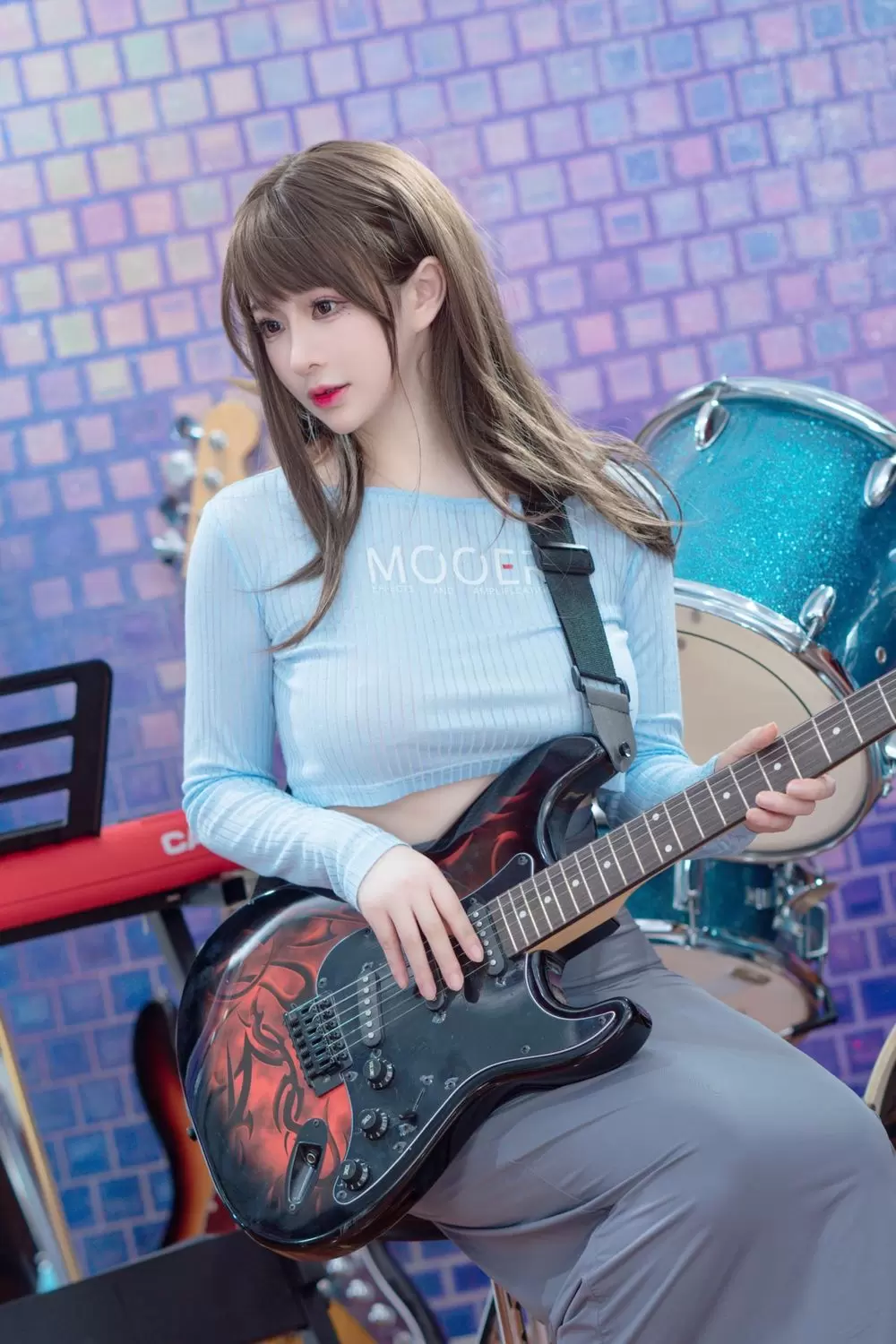 图片[4]-No.016 – 吉他妹妹 [23P]-coswz-cos王者