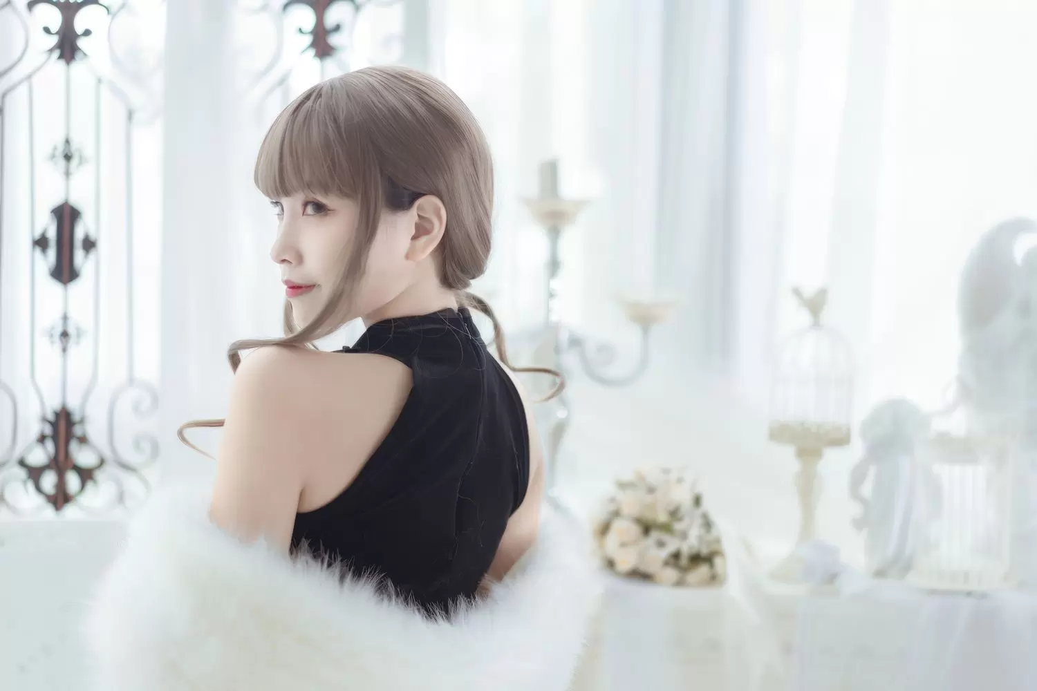 图片[3]-No.017 – 改良黑旗袍 [35P]-coswz-cos王者