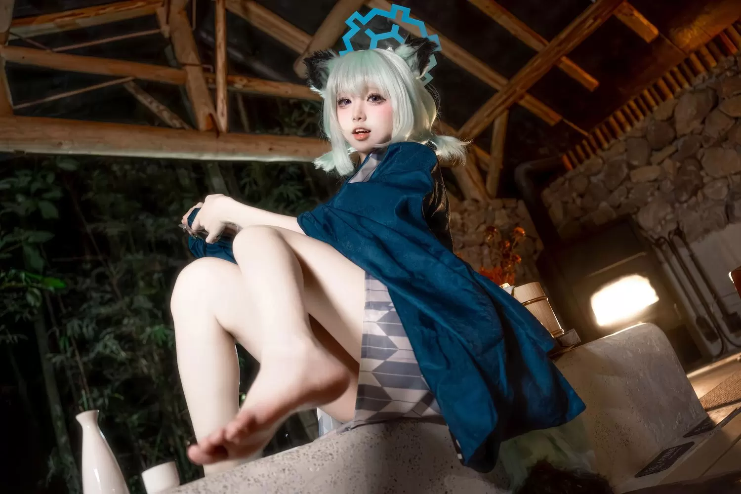 No.044 - 蔚蓝档案 时雨温泉 [63P]-coswz-cos王者