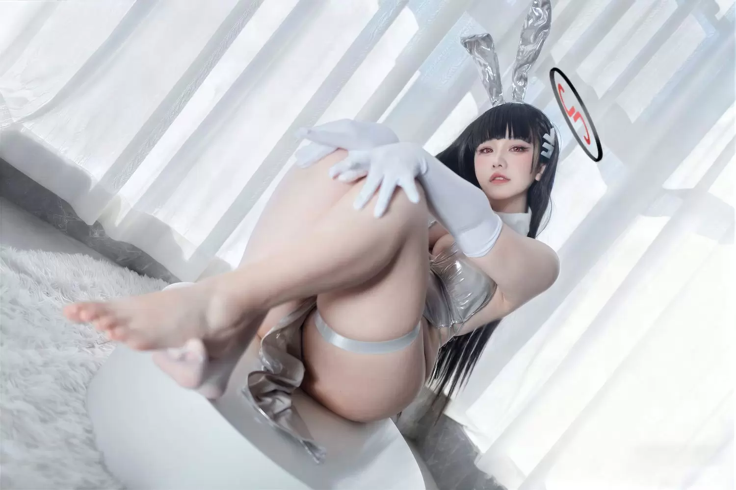 图片[7]-No.077 – 蔚蓝档案 调月莉音 银色长裙 [102P 3V]-coswz-cos王者