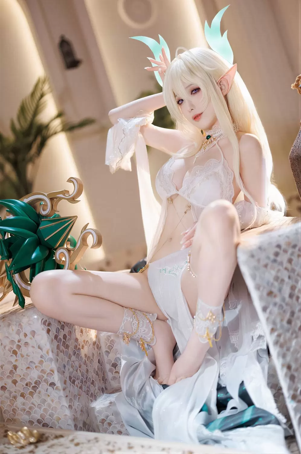 No.088 - 碧蓝航线 金狮 [27P]-coswz-cos王者