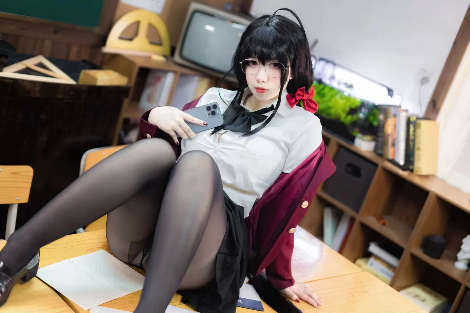 No.012 – 碧蓝航线 大凤 JK [47P]-coswz-cos王者