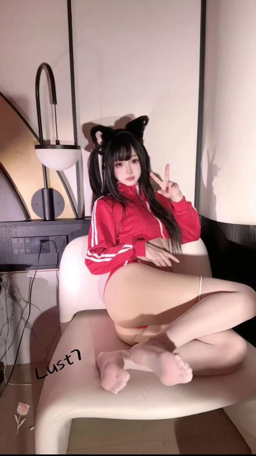 图片[2]-No.092 – 红色体操服 [46P 1V]-coswz-cos王者
