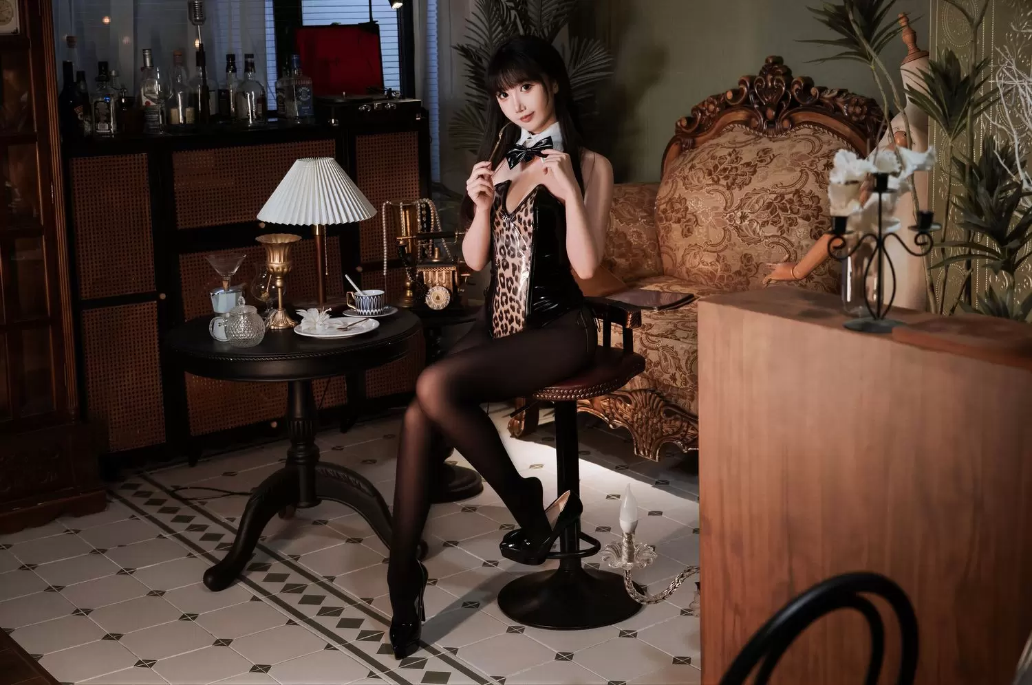 图片[2]-No.159 – 豹纹兔女郎 [16P]-coswz-cos王者