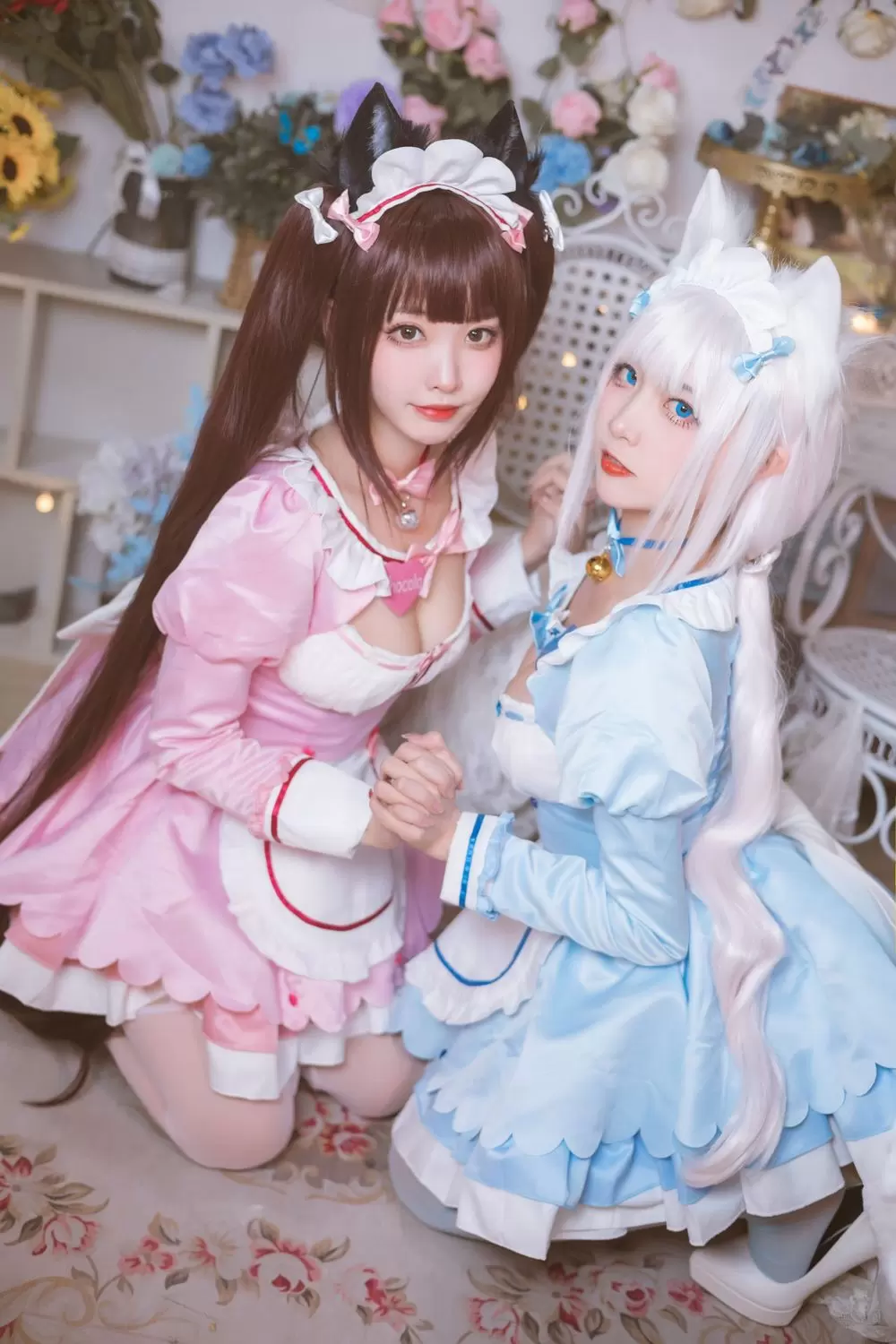 No.040 - 香子兰巧克力女仆 (&二佐Nisa) [50P]-coswz-cos王者