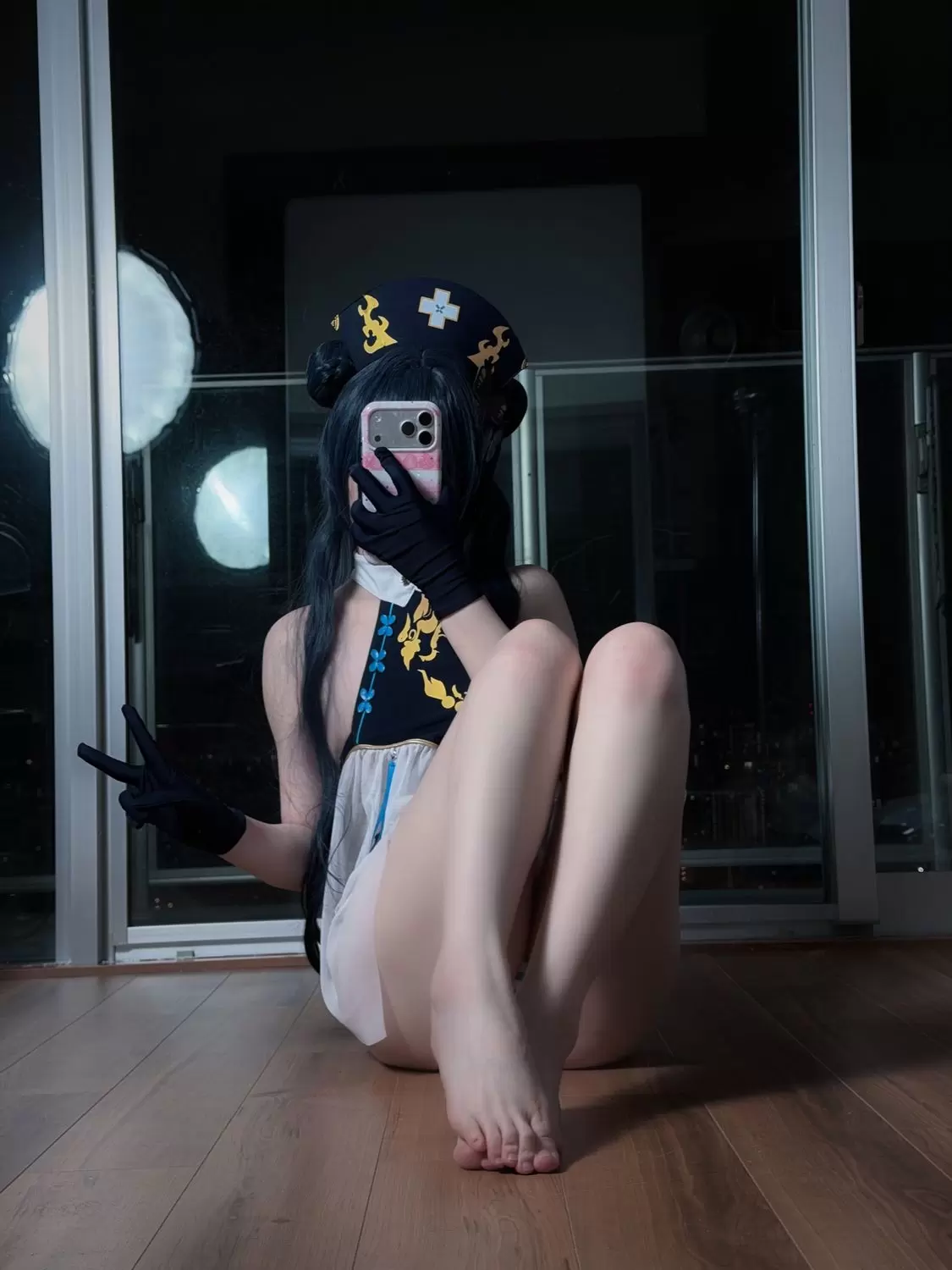 图片[2]-No.044 – kisaki see through dress with thongs [42P]-coswz-cos王者