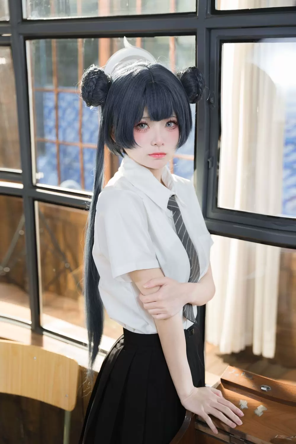 图片[1]-No.052 – 蔚蓝档案 妃咲JK [61P]-coswz-cos王者